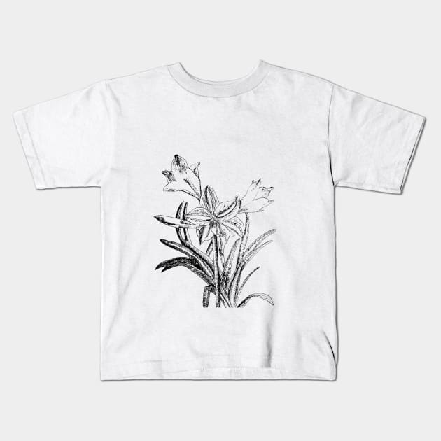 Floral Kids T-Shirt by nuruveyik